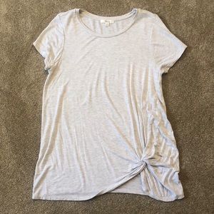 🔴Long t shirt with tie detail